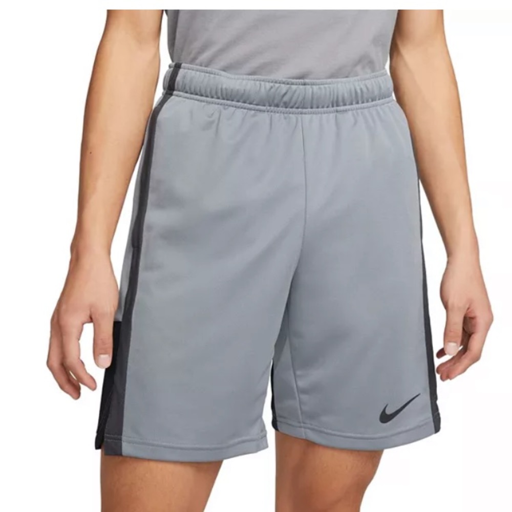 Nike Dri-Fit Knit hybrid training shorts men’s XXL-TALL gray and black